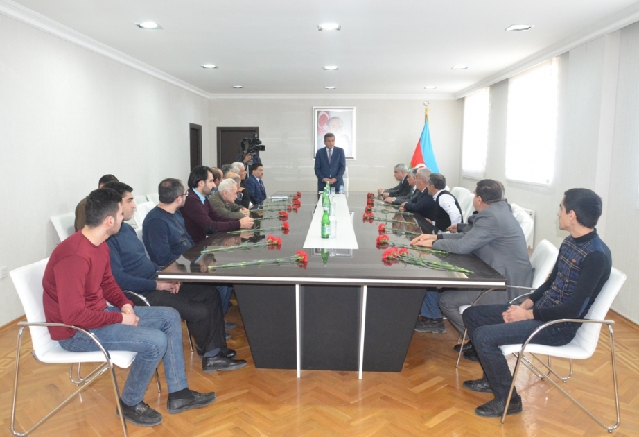 Qaradağ rayonunda 20 Yanvar faciəsi əlilləri və şəhid ailəsi ilə görüş keçirilib