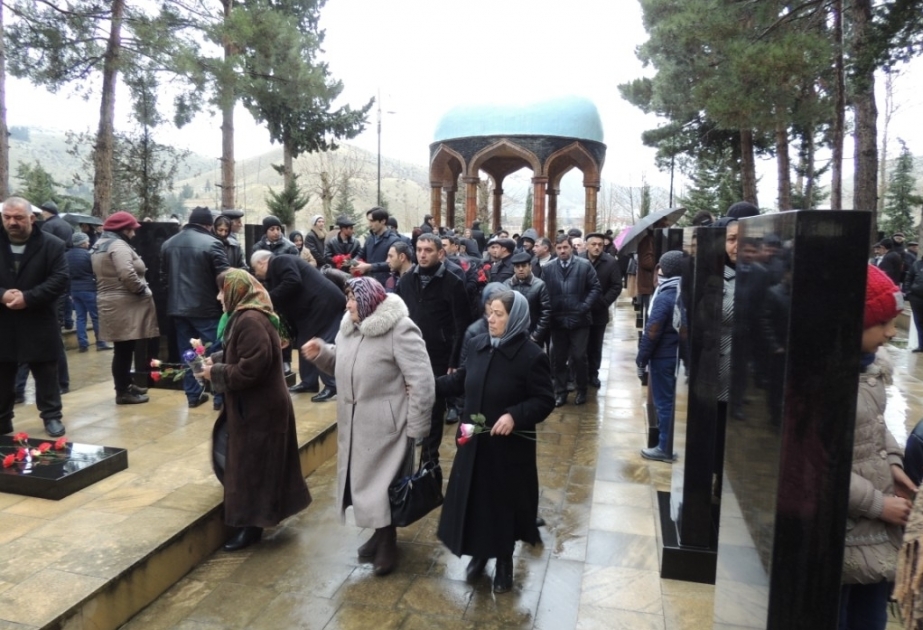 Mingəçevir, Göyçay, Qəbələ və Ağdaşda 20 Yanvar faciəsi qurbanlarının xatirəsi ehtiramla yad olunub