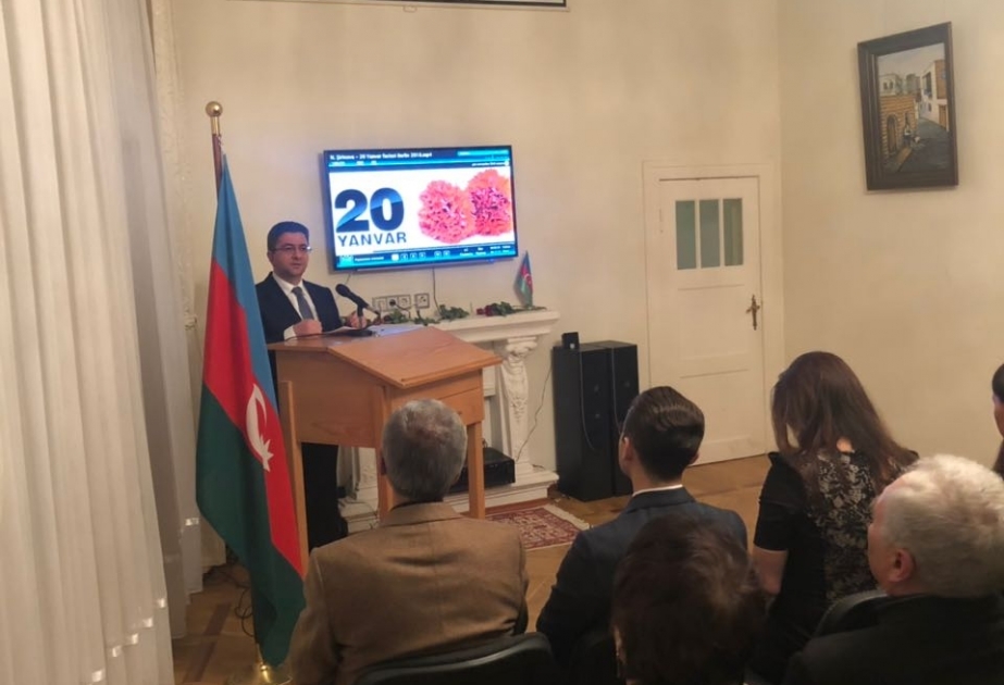 Berlində 20 Yanvar faciəsinin 28-ci ildönümünə həsr olunmuş tədbir keçirilib