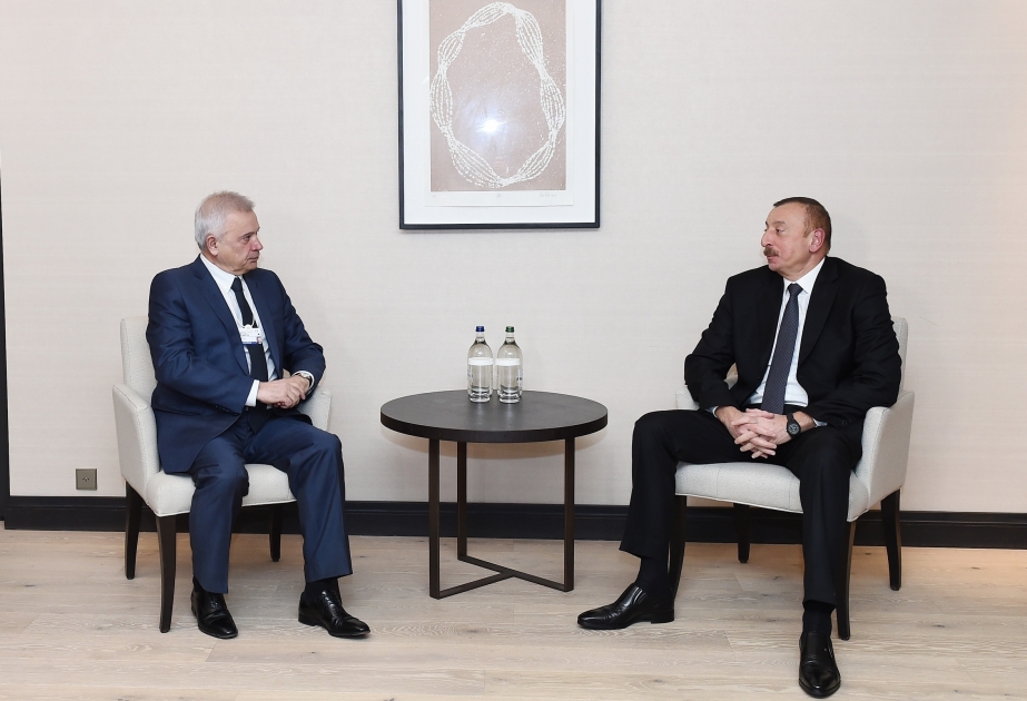 Entretien du président Ilham Aliyev avec le président de la société LUKOIL VIDEO