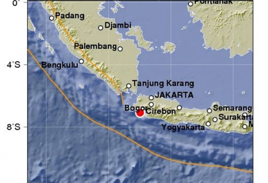 印尼爪哇岛海域发生6.4级地震