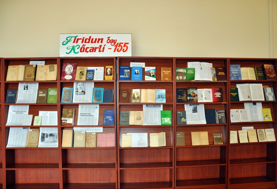 Milli Kitabxanada “Firidun bəy Köçərli-155” kitab sərgisi açılıb