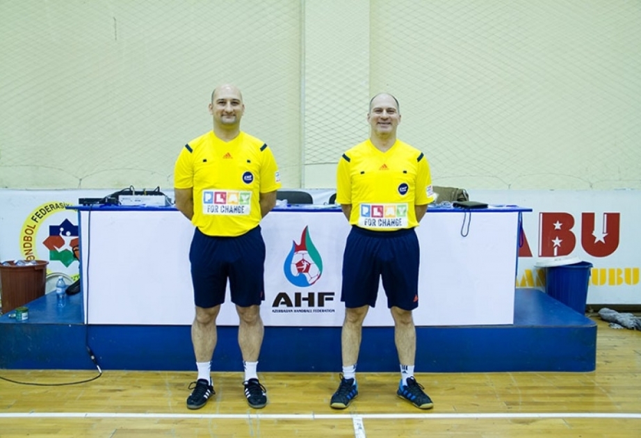 Azerbaijani handball referees to control MSK Povazska Bystrica v Madeira Andebol match