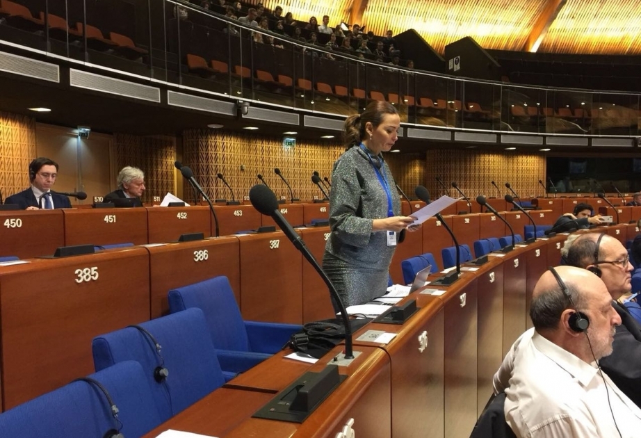 Milli Məclisin deputatı AŞPA Prezident Komitəsində təkliflərlə çıxış edib