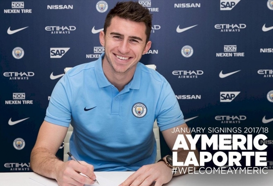 Manchester City agree club-record £57m deal for Aymeric Laporte