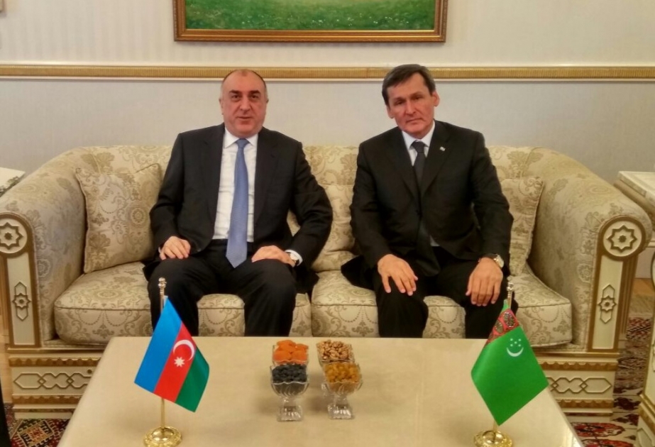 Azərbaycanın və Türkmənistanın xarici işlər nazirlərinin görüşü olub