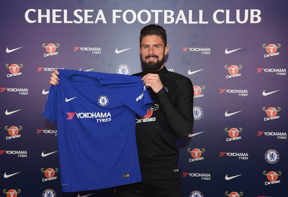 Olivye Jiru “Arsenal”dan “Çelsi” klubuna transfer edilib