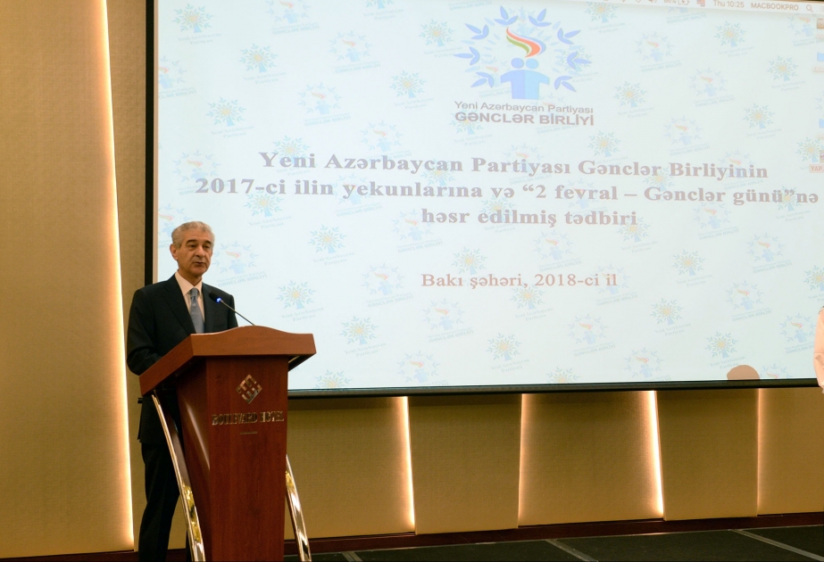Azərbaycan Prezidenti gənclərin inkişafına xüsusi önəm verir
