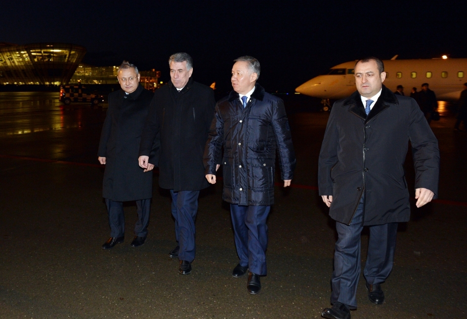 Chairman of Mazhilis of Parliament of Kazakhstan arrives in Azerbaijan on official visit