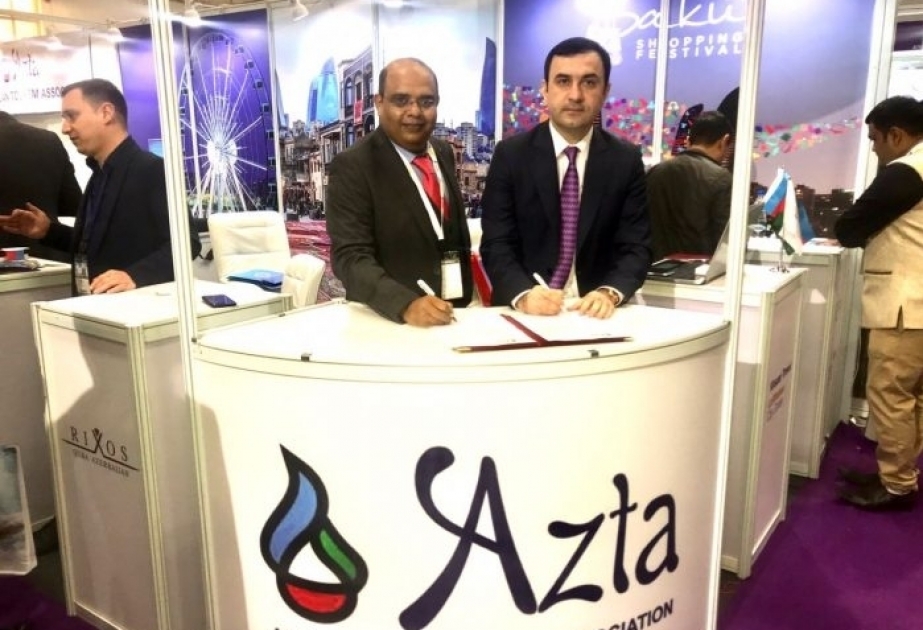 Les associations touristiques azerbaïdjanaise et indienne signent un mémorandum de coopération
