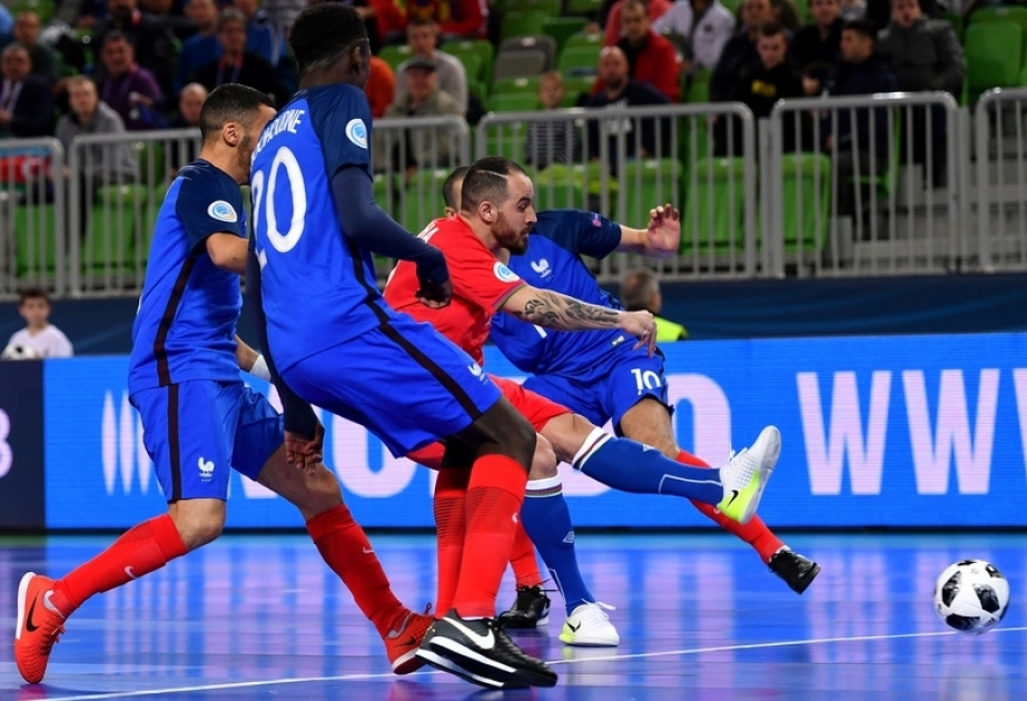 Futzal üzrə Azərbaycan millisi Avropa çempionatının dörddəbir final mərhələsinə vəsiqəni təmin edib VİDEO