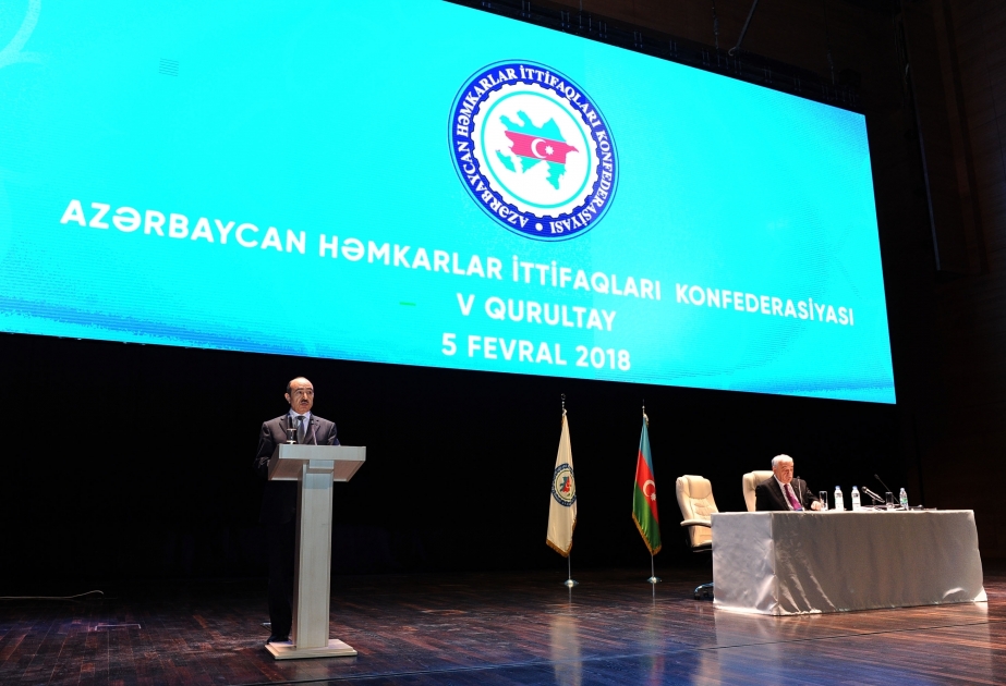 Baku hosts 5th Congress of Azerbaijan Trade Unions Confederation