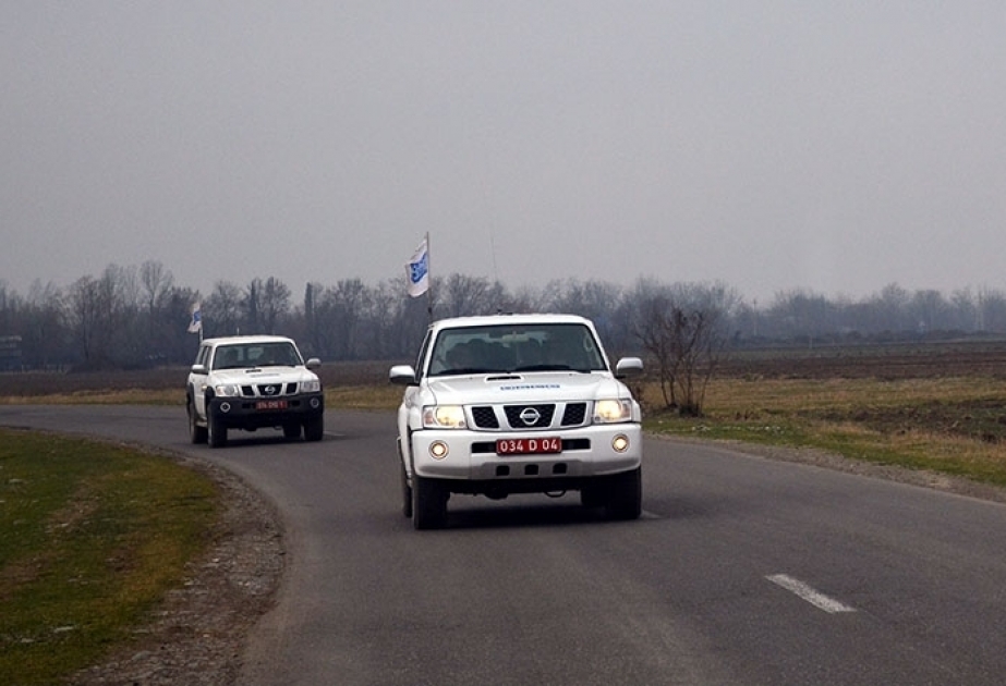 Проведенный на линии соприкосновения войск Азербайджана и Армении мониторинг завершился без инцидента