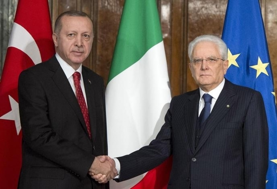 Rome : entretien des présidents turc et italien