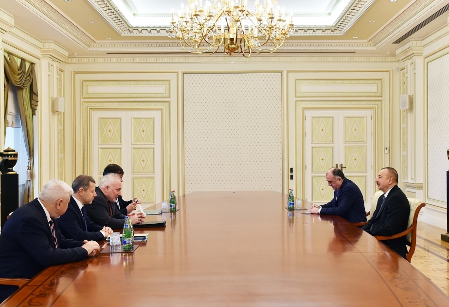 Президент Ильхам Алиев принял сопредседателей Минской группы ОБСЕ ОБНОВЛЕНО ВИДЕО