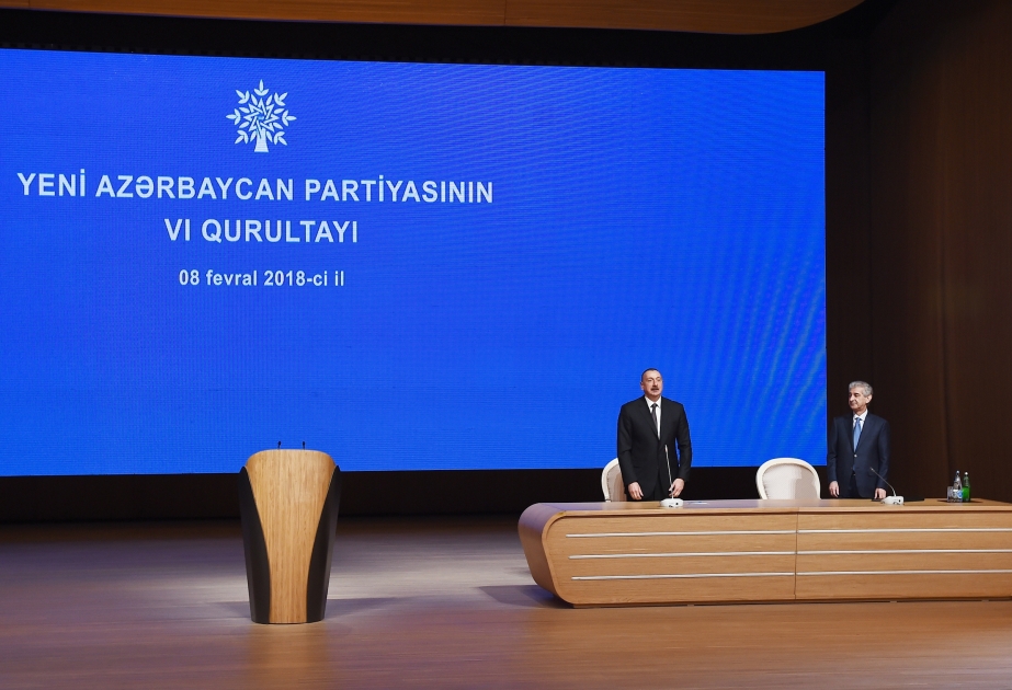 Le Nouvel Azerbaïdjan tient son 6ème Congrès à Bakou