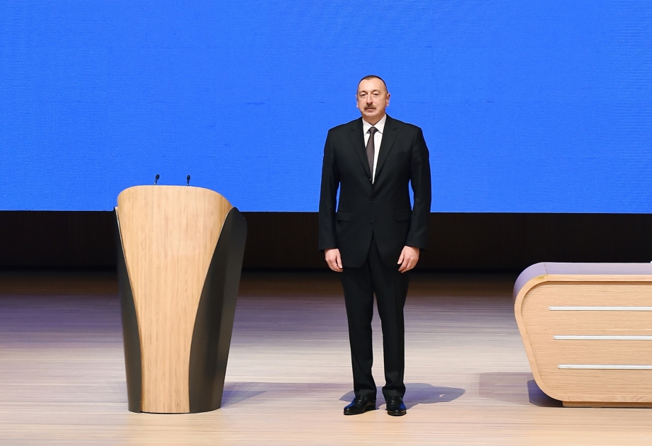 6th Congress of New Azerbaijan Party nominates President Ilham Aliyev for 2018 presidential elections