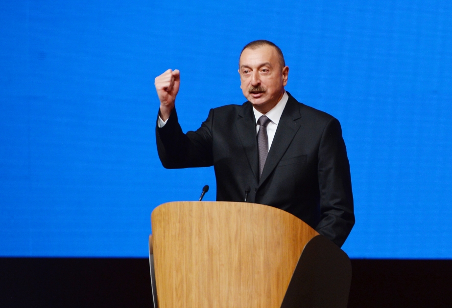 Baku: VI. Kongress der Partei Neues Aserbaidschan VIDEO