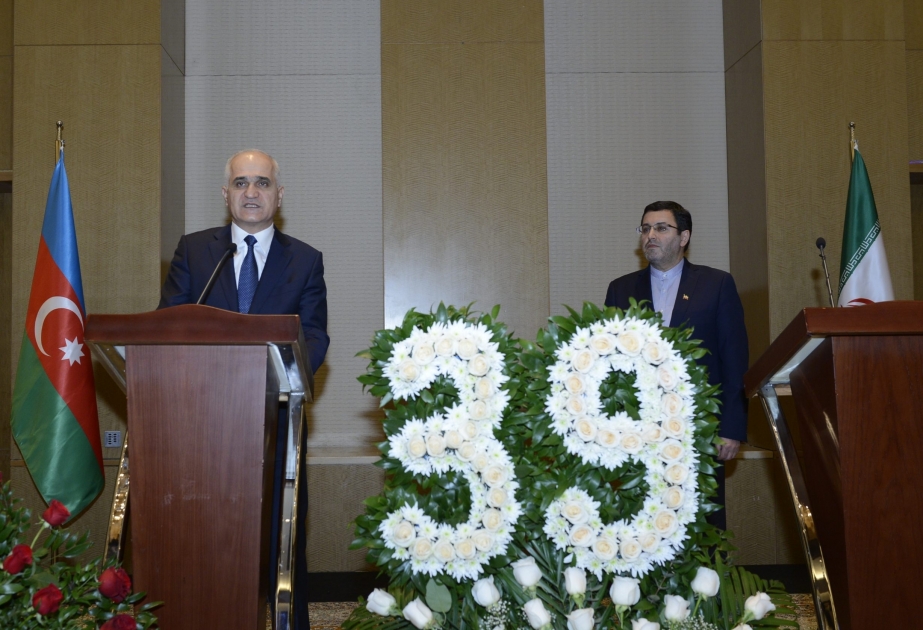 İran İslam İnqilabının 39-cu ildönümü münasibətilə Bakıda rəsmi qəbul təşkil edilib