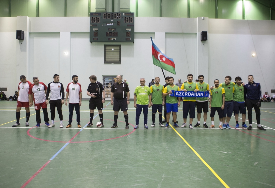 Azərbaycanın Rusiyadakı səfirliyinin komandası mini futbol yarışında ikinci yeri tutub