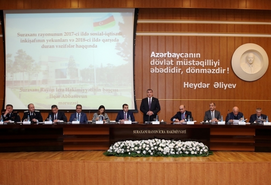 Suraxanı rayonunda ötən il 4840 yeni daimi iş yeri açılıb