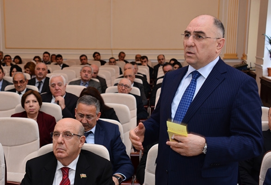 Akademik Rasim Əliquliyev: “Baza kafedralarının fəaliyyətinə dair hüquqi baza formalaşdırılmalıdır”