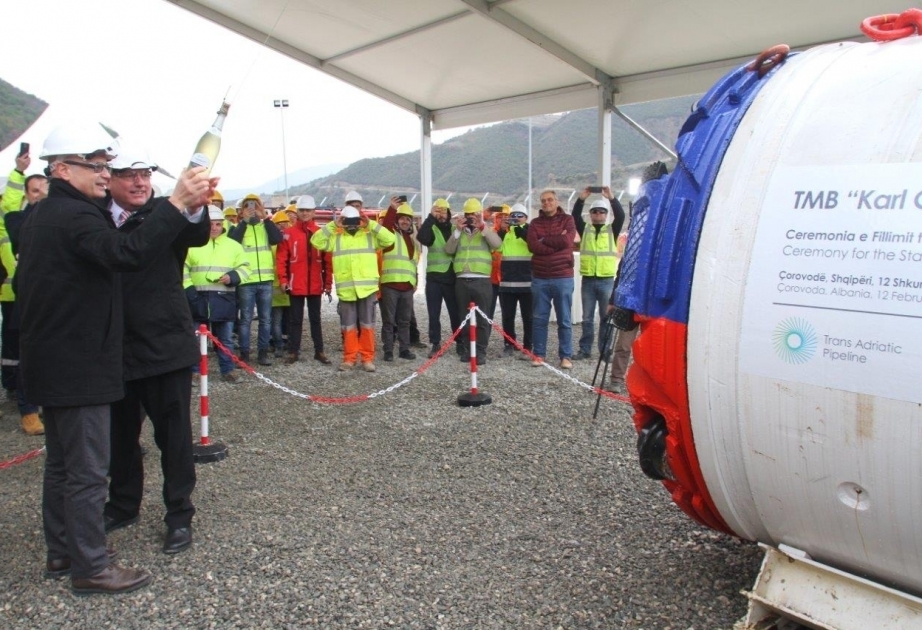 TAP starts works on 1.5 km micro tunnel in Albania