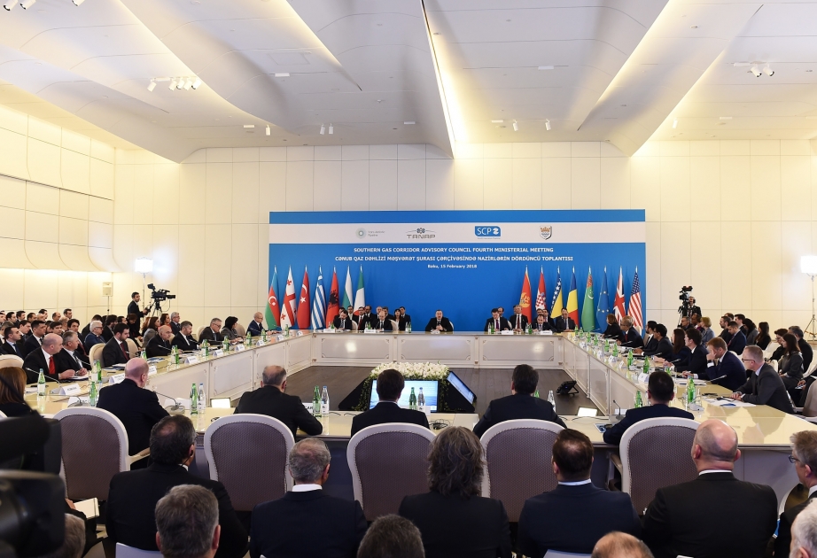 Fourth Ministerial Meeting of Southern Gas Corridor Advisory Council gets underway in Baku