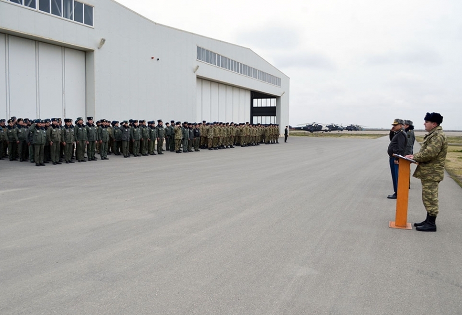 Solemn ceremony celebrating 26th anniversary of military unit of Azerbaijani Air Force held