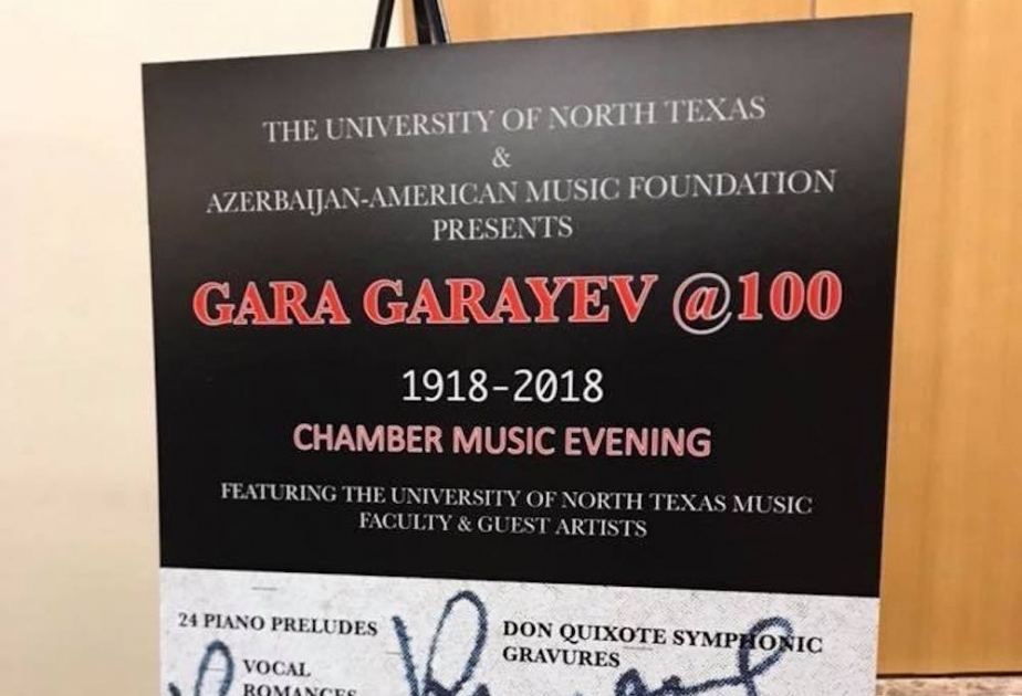 Texas hosts concert marking centenary of Azerbaijani composer Gara Garayev