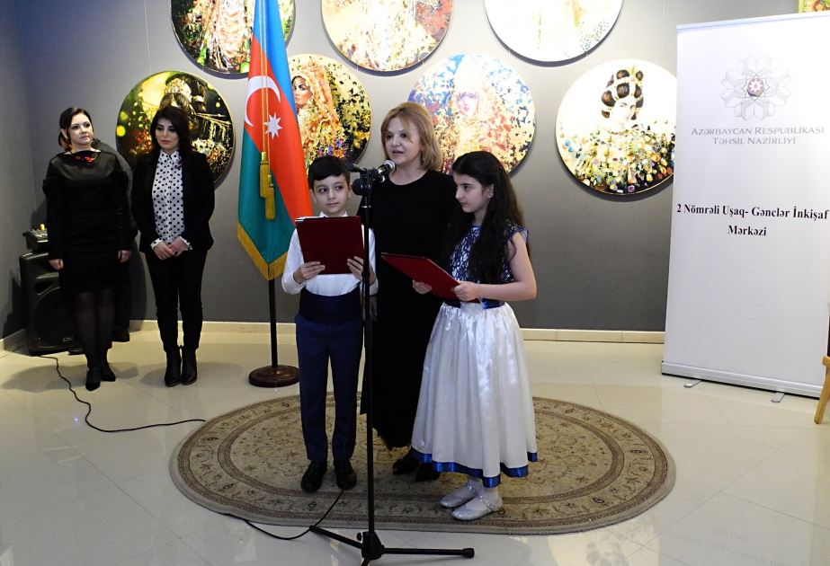 Xətai Sənət Mərkəzində növbəti sərgi - “Azərbaycan amerikalı uşaqların gözü ilə”