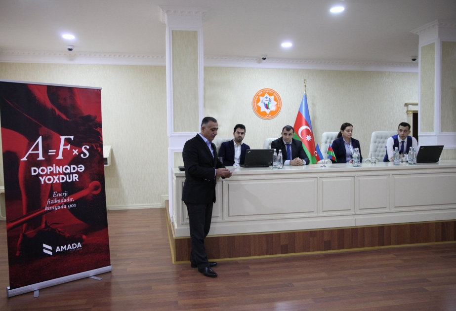 Ağır atletlər üçün antidopinqə dair növbəti seminar təşkil edilib