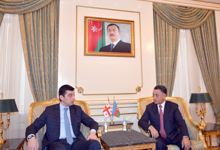 Azerbaijan`s Interior Minister meets his Georgian counterpart
