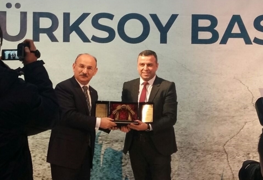 “Kaspi” qəzeti TÜRKSOY-un mətbuat mükafatı ilə təltif olunub