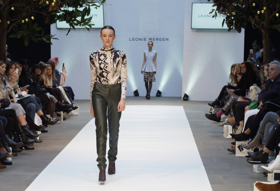 Arif Aziz celebrated through fashion prism of Leonie Mergen during London Fashion Week
