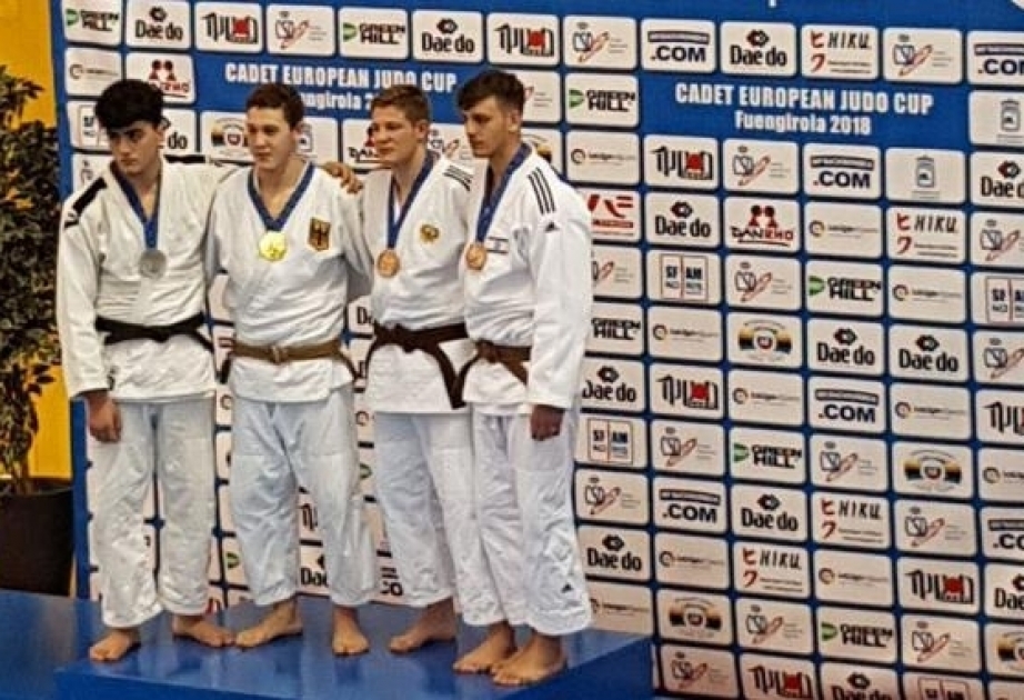 Yeniyetmə cüdoçularımız Avropa kubokunda beş medal qazanıblar