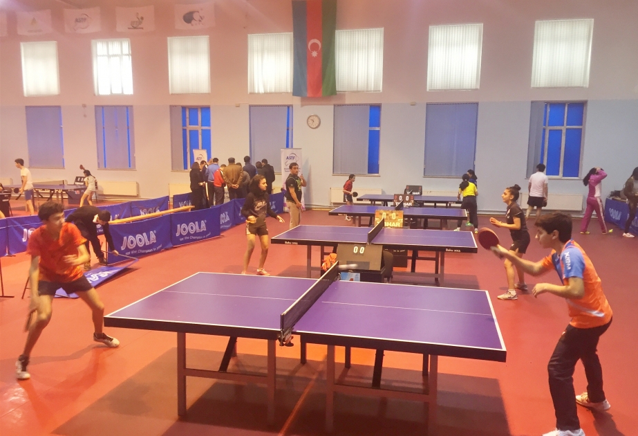 Stolüstü tennis üzrə Azərbaycan çempionatına start verilib