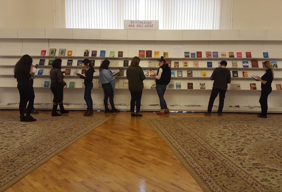 Milli Kitabxananın növbəti sərgisi Beynəlxalq Ana Dili Gününə həsr edilib