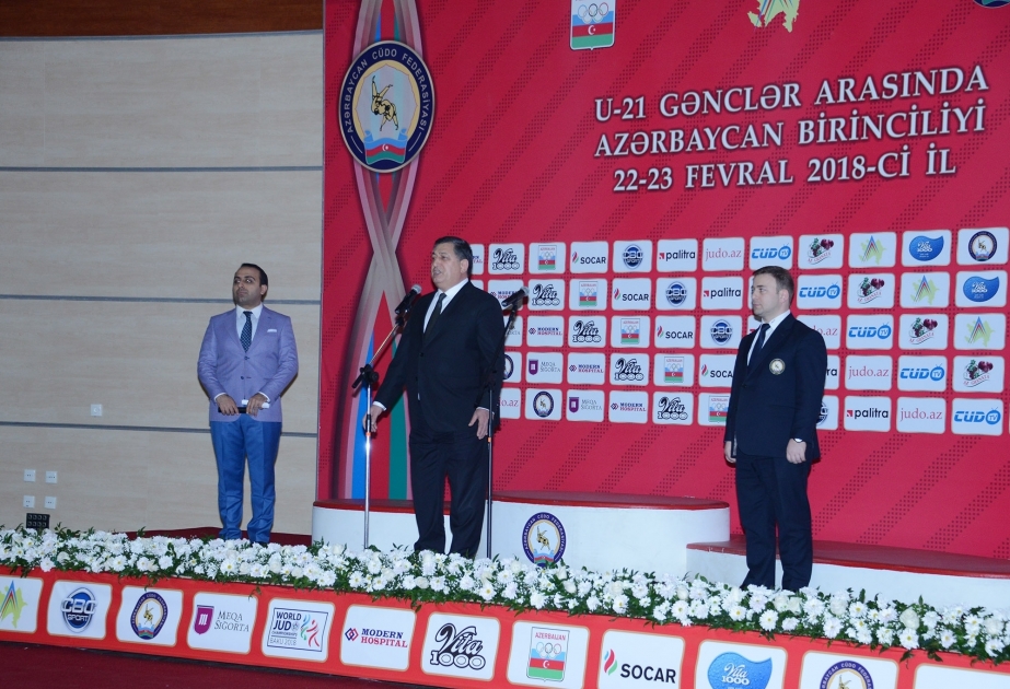 Gənc cüdoçular arasında Azərbaycan birinciliyinin açılış mərasimi keçirilib