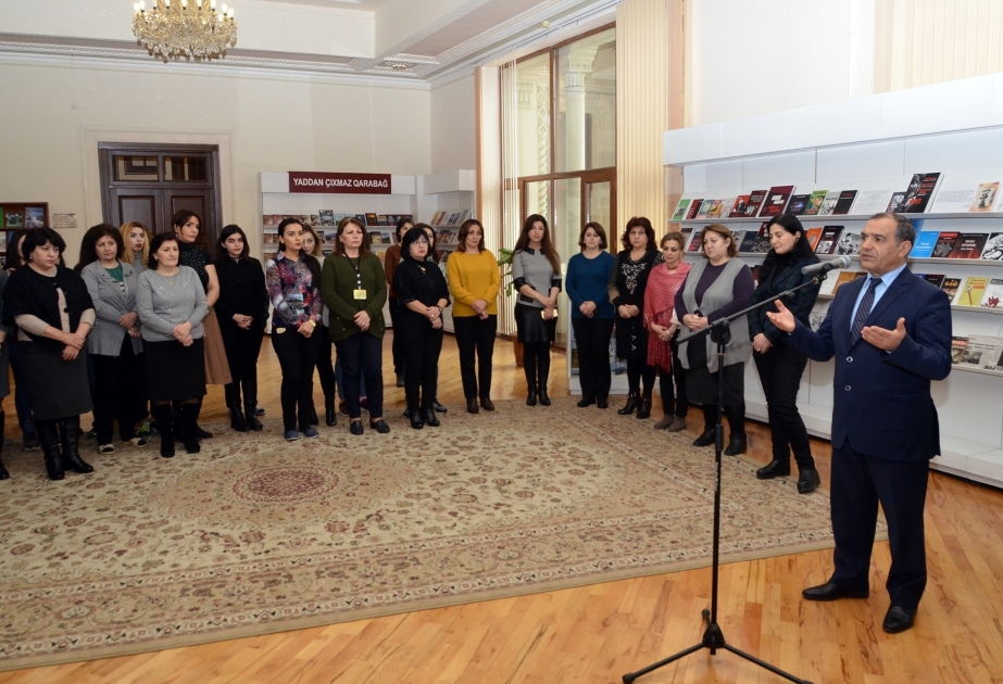 Milli Kitabxanada “Xocalı – XX əsrin soyqırımı” adlı kitab sərgisi açılıb