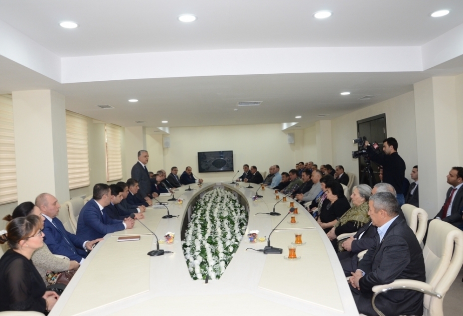 Səbail rayonunda xocalılılarla görüş keçirilib