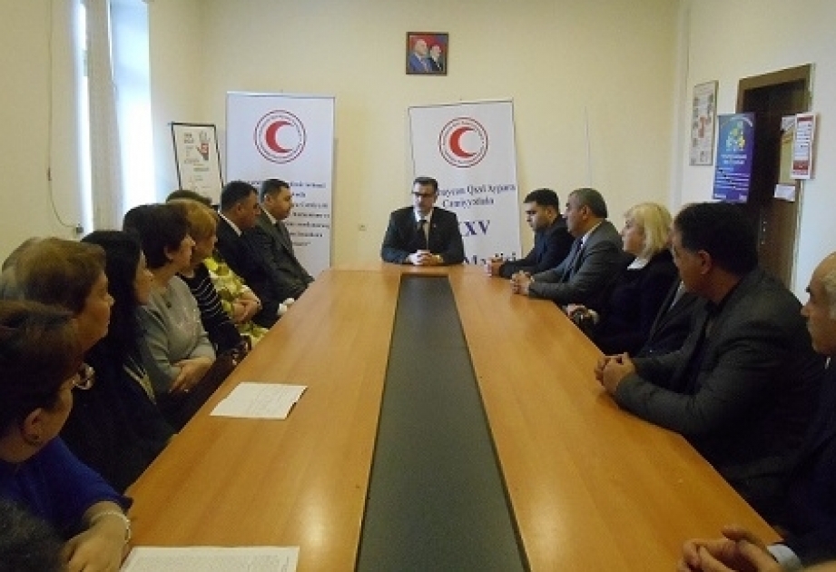 La XXVe Assemblée générale de la Société du Croissant-Rouge de l'Azerbaïdjan aura lieu le 28 février