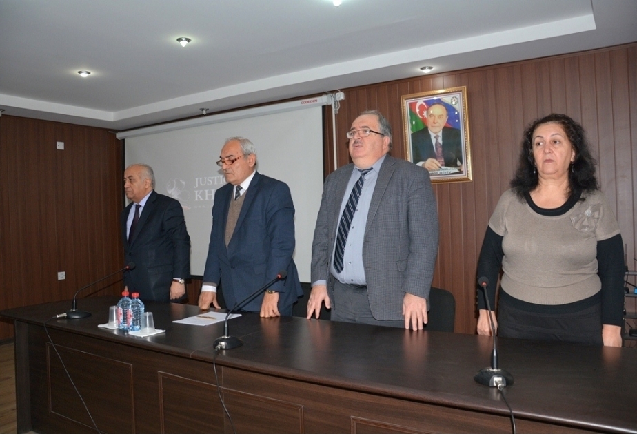 Radiasiya Problemləri İnstitutunda Xocalı hadisələri zamanı ermənilərin törətdiyi vəhşiliklərdən danışılıb
