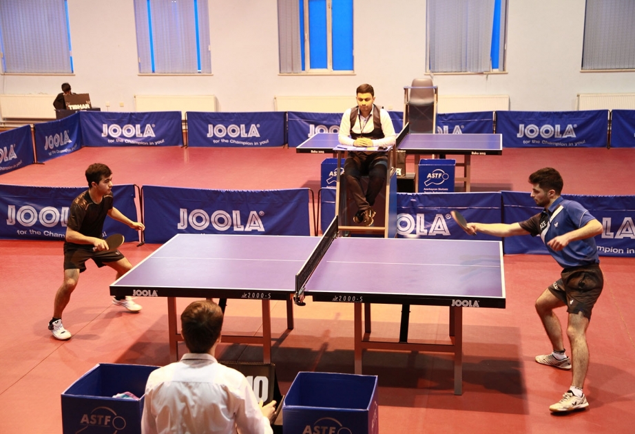 Stolüstü tennis üzrə Azərbaycan çempionatının qalibləri müəyyənləşib