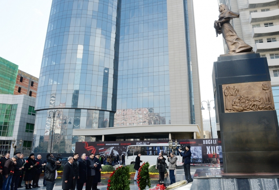 Representatives of Jewish communities in Azerbaijan visit Mother`s Cry Memorial