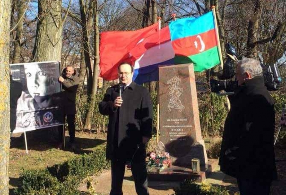 Xocalı soyqırımı qurbanlarının xatirəsi Haaqada yad edilib