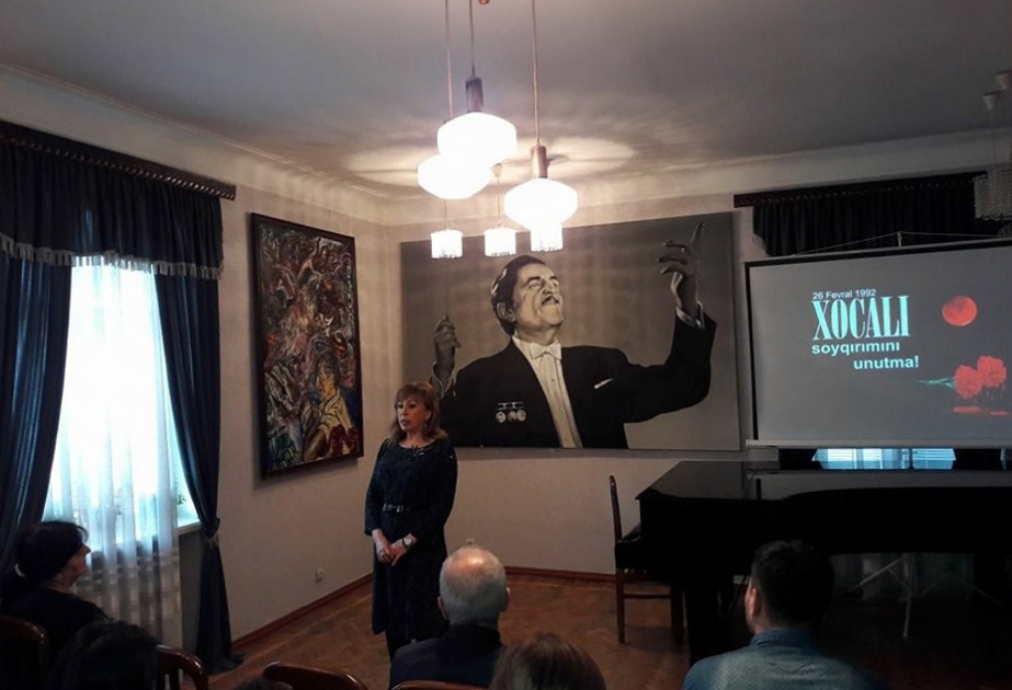 Musiqi Mədəniyyəti Dövlət Muzeyində “Xocalı yol gözləyir” rekviyem kompozisiya nümayiş olunub