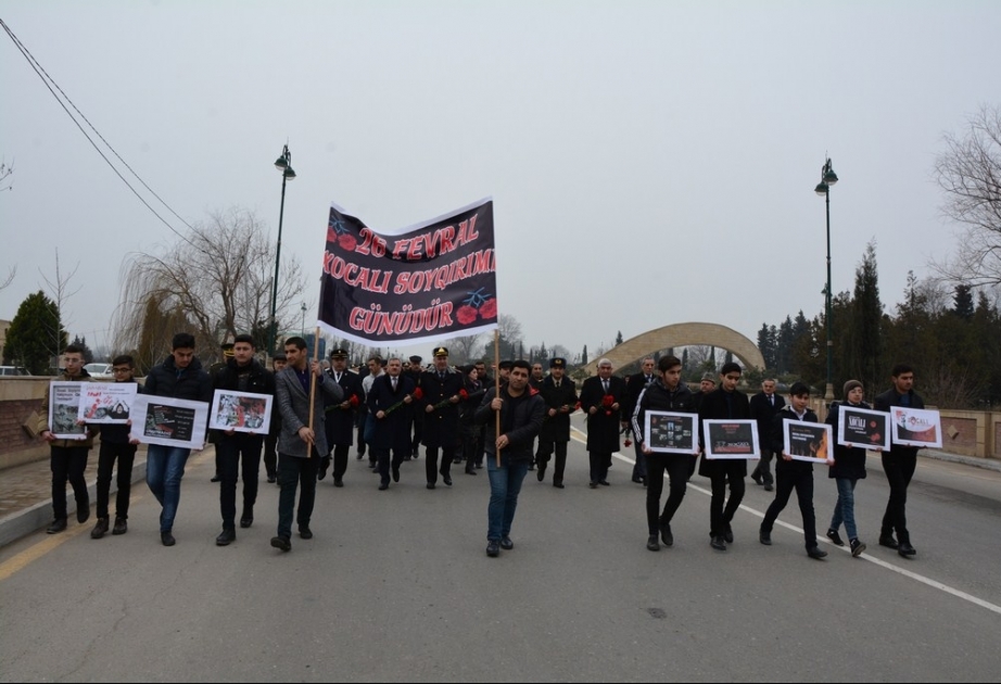 Xocalı faciəsi qurbanlarının xatirəsi Qarabağ bölgəsində dərin hüznlə anılıb