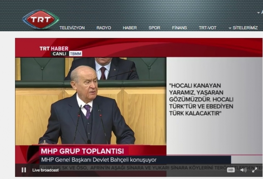 Dövlət Baxçalı: Xocalı qanayan yaramız, ağlayan gözümüzdür