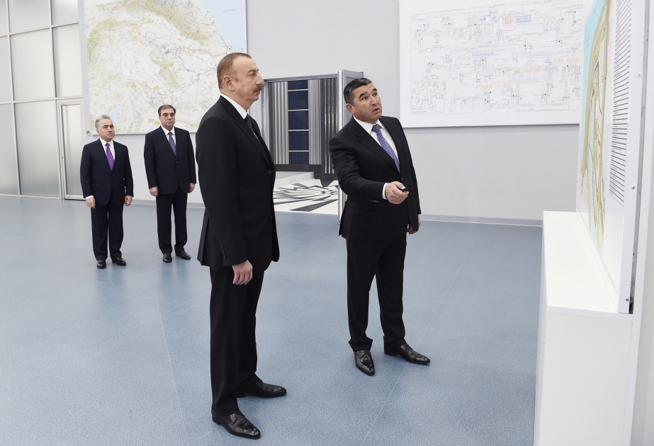 Mingəçevir Su Elektrik Stansiyası yenidənqurmadan sonra istismara verilib VİDEO